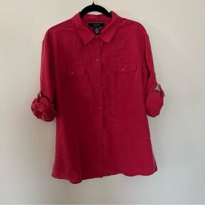 Jones Wear Sport Pink Collared Shirt